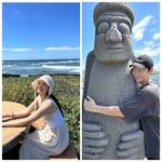 전진, 제주서 돌하루방과 ‘격한 <b>포옹</b>’… 소원은 ‘❤️ 류이서’와...