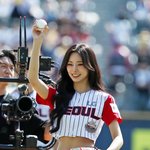 시구하러 잠실 찾은 <b>쯔위</b>