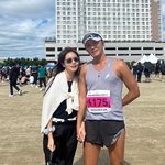 "늘 함께해" 진태현박시은, 마라톤도 동행한 껌딱지 부부