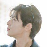 [현장포토] "<b>후광</b>, 이런 느낌"...차은우, 은혜로운 옆선