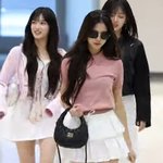 장원영, 탈턱수용소 옷 똑같이 입고 공항 등장…센스있는 코디