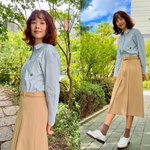 조윤희, 가을 감성 우아한 분위기! ‘조각미모’ 세련된 셔츠&amp;스커트...