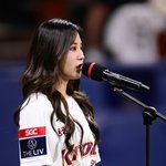 트라이비 <b>송선</b>, 고척돔 울러퍼진 애국가[포토엔HD]