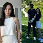 <b>박주미</b>, 훤칠한 피지컬 子 공개…골프장서 백허그+함박웃음