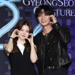 [포토S] 한소희-박서준, '하트 뿅뿅'