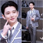 [현장포토] "비주얼이 영화다"...조슈아, 인간 조각상