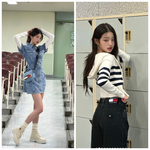 빈티지의 극치, 장원영의 <b>데님</b> 원피스 스타일링 – ‘독창적 감각’...