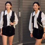  <b>일상복</b>도 모델은 티가 나! 세련된 블라우스와 베스트 레이어드룩