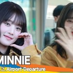 (여자)아이들 민니, 백만불짜리 하트(출국) [뉴스엔TV]