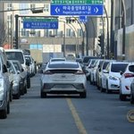 정겨운 우리나라 도로 풍경