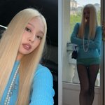 제니, 금발+하의실종 '파격'의 연속…걸어 다니는 '바비인형'