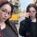 [19] "인간 체리가 여기에"… 카리나, 안경 써도 힙해