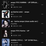 카리나 솔로 반응은 걍