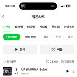 카리나 멜론 1위 <b>달성</b>