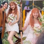 <b>포미닛</b>도 안 갔는데..원더걸스 예은, 현아용준형 결혼식 '의리의...