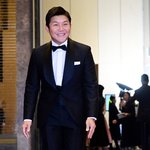 [<b>MD</b>포토] 예비 신랑 조세호 '턱시도 입고 미리 예행연습'