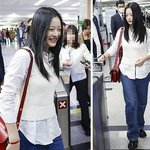 뉴진스 하니, 청바지 '국감 패션' 눈길…어깨엔 430만원 명품백