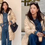기은세, 가을은 청청! 한발 앞선 롱패딩 외출룩