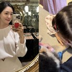  비밀에 싸인 2세 딸 깜짝 공개..통통한 <b>고사리</b> 손 사랑스러워