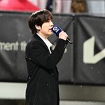 [사진]규현, 한국시리즈 애국가 제창