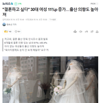 [댓글부탁해] 30대 여성 결혼 희망 <b>폭증</b>