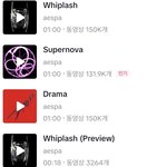 [모두드루와] 에스파 위플래쉬 해외에서 대박난듯