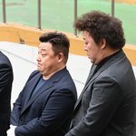 윤정수-정준하 '故 김수미 떠나보내며'[포토]