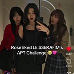 <b>로제</b>가 릇 아파트 챌린지 해준거에 하트 눌러줌