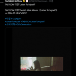 태연 컴백 Letter <b>To</b> Myself 11월18일