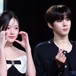 [포토] 강나언-김우석, '열애 인정 후 나란히 <b>제작</b>발표회 등장