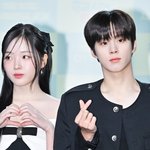 [Y현장] 김우석·강나언, 열애 인정 후 첫 공식 석상…"좋은...