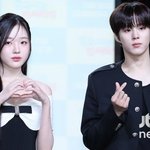 김우석·강나언, 열애 인정 후 떨리는 공식석상