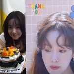 한지민, 이른 42살 생일 파티에 <b>상큼</b>한 미소…"고맙습니다"