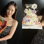 최정훈' 한지민, 열애 공개 후 첫 생일...꽃다발 들고 미소=