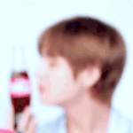 방탄 뷔 코카콜라 메이킹 <b>움짤</b>