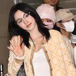 (G)I-DLE 우기, 입국장에서도 귀여움 가득 [포토엔<b>HD</b>]
