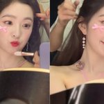 레드벨벳 아이린, 얼굴에 리본 달고 눈웃음..."존재 자체가 선물"