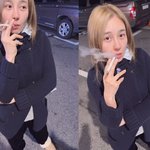 옥주현, 길거리서 흡연 연습 논란.."외관상 담배"VS"연기...