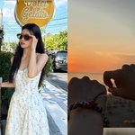 ‘송범근’ 이미주, 대놓고 커플 팔찌 인증‥로맨틱한 <b>발리</b> 여행