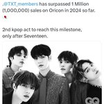 투바투 <b>올해</b> 일본 오리콘에서 100만장 팔렸네