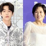 응원차 '천국보다 아름다운' 촬영장 <b>방문</b>..'눈이 부시게' 의리