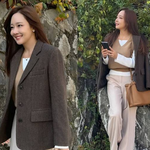 소유진, 깊어진 가을 <b>무드</b>! 브라운 레이어드룩으로 완성한 도회적...