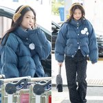 [현장포토] "<b>CG</b>가 아니야"…제니, 인형의 출국길