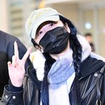 [현장포토] "애교는 못 참지"…허윤진, 해맑은 입국