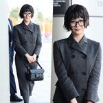 '나홀로 출장' 뉴진스 하니, 단정한 오피스 룩에 귀여움 왕창 쏟았네