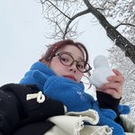 에스파 카리나, 같이 눈사람 만들래? 여친짤 대방출 [DA]