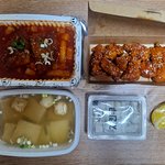 떡볶이+닭강정+어묵탕 세트 <b>배달</b> 시킴