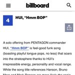 [펜타곤] 후이 흠뻑 <b>빌보드</b>베스트케이팝에 또 올랐데