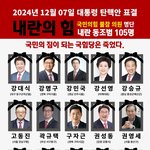 내란의 힘! 국짐당은 죽었다. 내란<b>동조</b>범 105인!