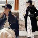 [모두드루와] 기은세 기본템으로 이런 <b>무드</b> 가능해? 블랙 코트 소화력...